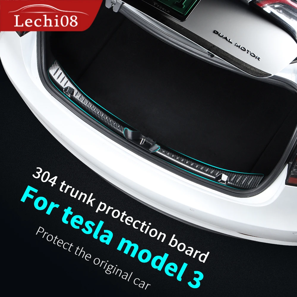 

Rear protection trim for Tesla model 3 accessories/car accessories model 3 tesla three tesla model3 accessoires tesla 3