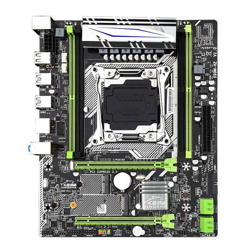 Новый набор материнской платы JINGSHA X99 Lga 2011 3 с ЦП E5 2620V3 и 2*8 ГБ DDR4 2133 МГц память ECC