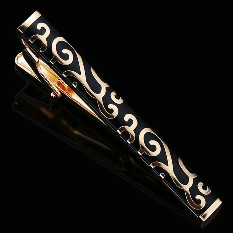 High grade men's business tie clip high quality enamel music aircraft modeling design tie clip / retail