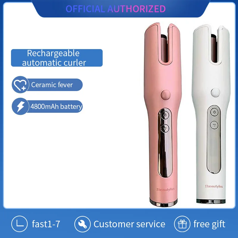 

Wireless USB Automatic Charging Curling Stick Lazy Artifact Anti-scalding Electric Rotating Professional Styling Tools Hair