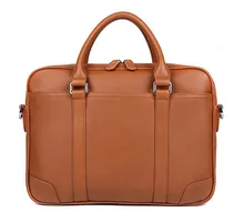  High Quality Genuine Leather Handbags For Man Doctor Layer Working Bag 14