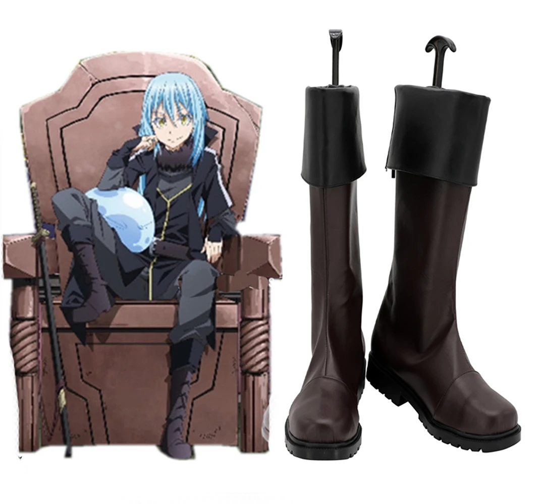 

Tensei Shitara Slime Datta Ken Rimuru Brown Boots Cosplay That Time I Got Reincarnated as a Slime Rimuru Tempest Cusplay Shoes