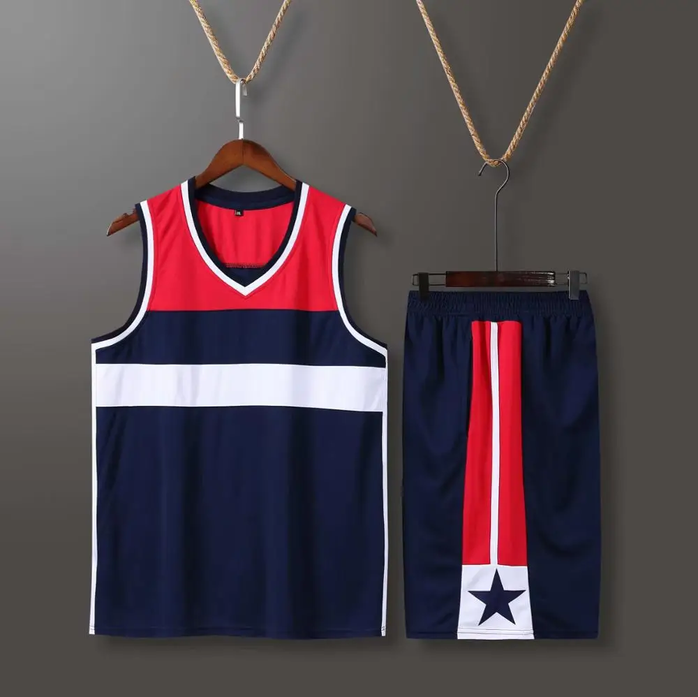 Мужские баскетбольные шорты Джерси с боковым карманом для мальчиков, баскетбольная форма США на заказ, профессиональные спортивные комплекты - Цвет: Navy