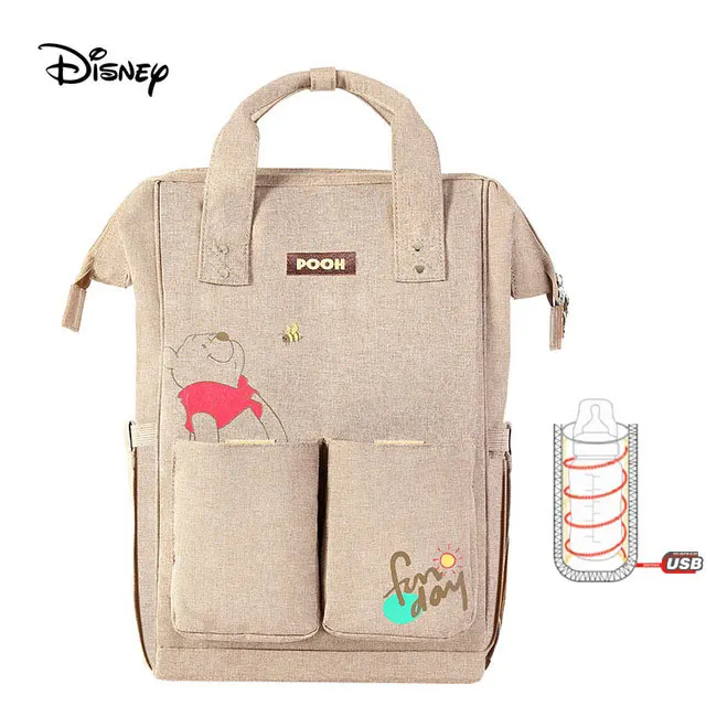 Disney Микки пеленки сумка рюкзак для беременных Детская сумка для мамы многофункциональная сумка Детский рюкзак подгузник детский Колясочный Органайзер - Цвет: 8-8