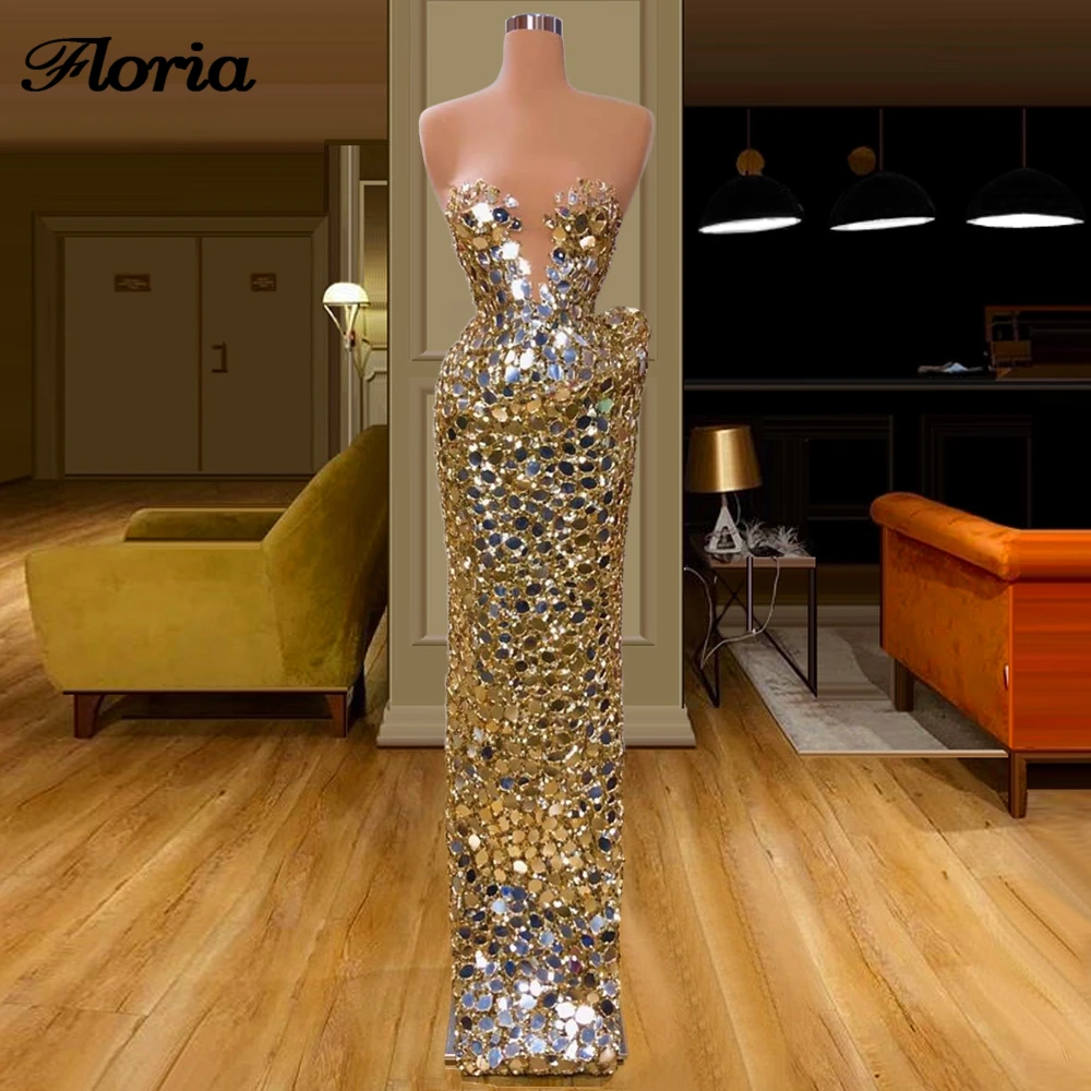 Dubai Design Long Evening Dress Plus Size Custom Women Prom Dresses Middle East kaftans 2020 Couture Party Celebrity Gowns | Свадьбы и