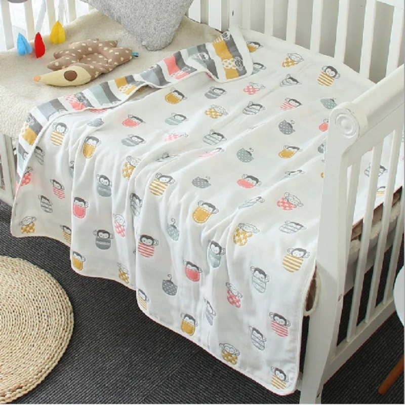 Одеяло детское из муслина 6 слоев 80 Х80 см|infant wrap|baby swaddlenewborn blanket |