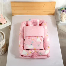 Детские кроватки для сна, портативная моющаяся дорожная Изолированная кровать с одеялом для От 0 до 3 лет детей