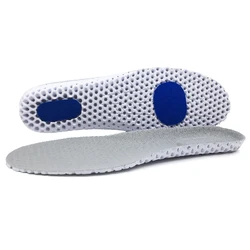 Enhanced Comfort Memory Foam Breathable Insoles for Shoes (Gray)