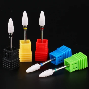 

1pcs Milling Cutter Ceramic Nail Drill Bit 3/32" Cutter Pedicure Rotary Burr Manicure Machine Tool Nail Art Accessory LYTDC01-18