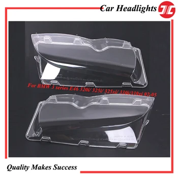 

Clear Headlight Lampshade Transparent Lens Cover For Car BMW3 Series E46 320i 325i 325xi 330i 330xi 2002-2005 Auto Replacemens