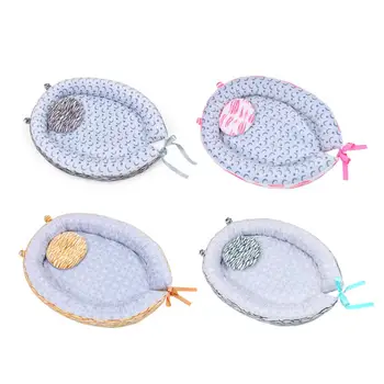 

Cute Baby Nest Bed Crib Portable Removable And Washable Crib Travel Bed For Children Infant Kids Cotton Cradle For baby bedding