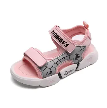 

New Boys Sandals New Summer Soft Beach Sandal Boys Lovely Cartoon Spider-Man Sandals Kids Shoes EU 26-36