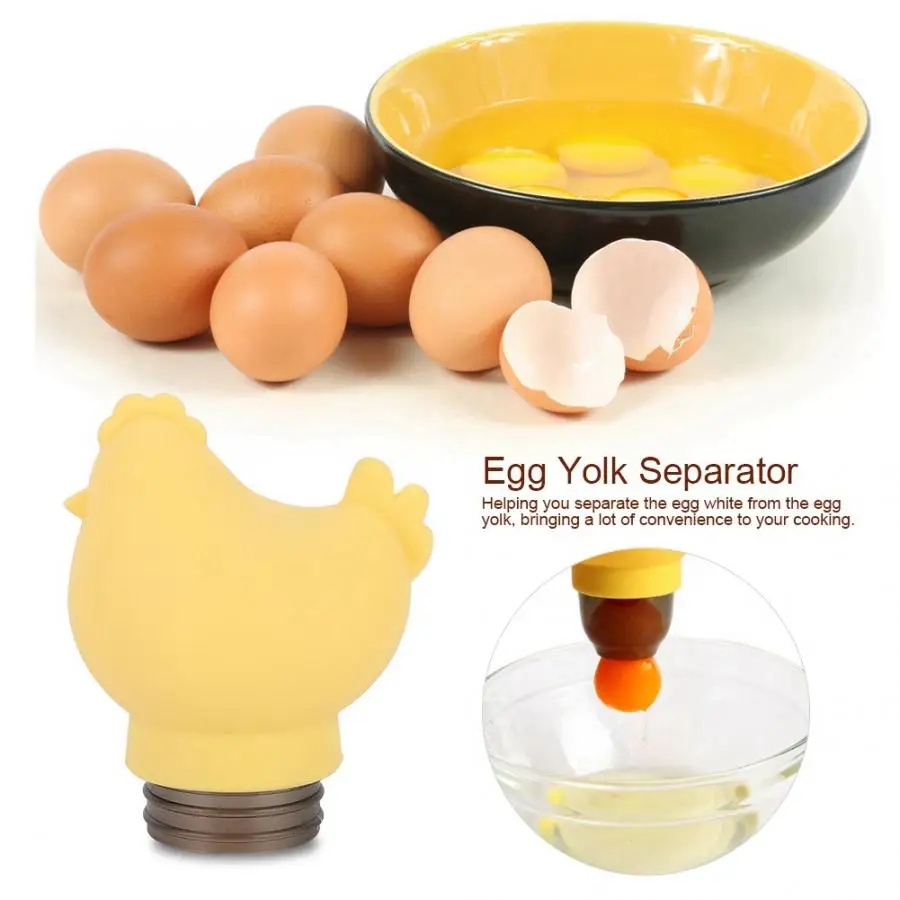 Яйцо белый сепаратор милый мультфильм животных форма Яичный желток Белый сепаратор яйцо фильтр кухонный инструмент для приготовления пищи яйцо фильтр