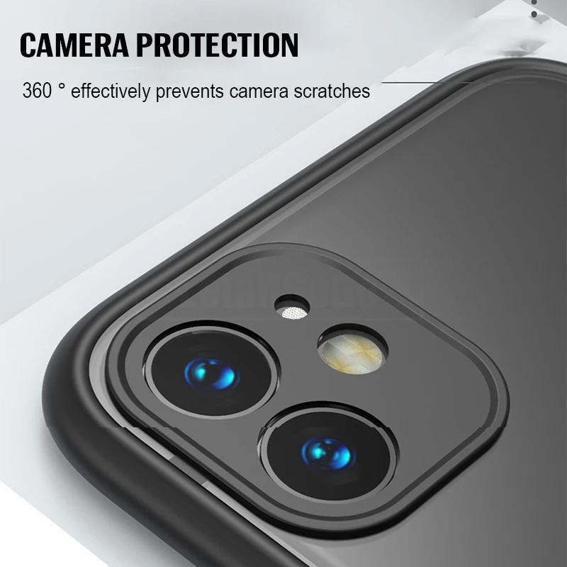 Camera Protection Phone Case For IPhone 11 Pro Max Case Silicone Back Cover For Apple IPhone 4