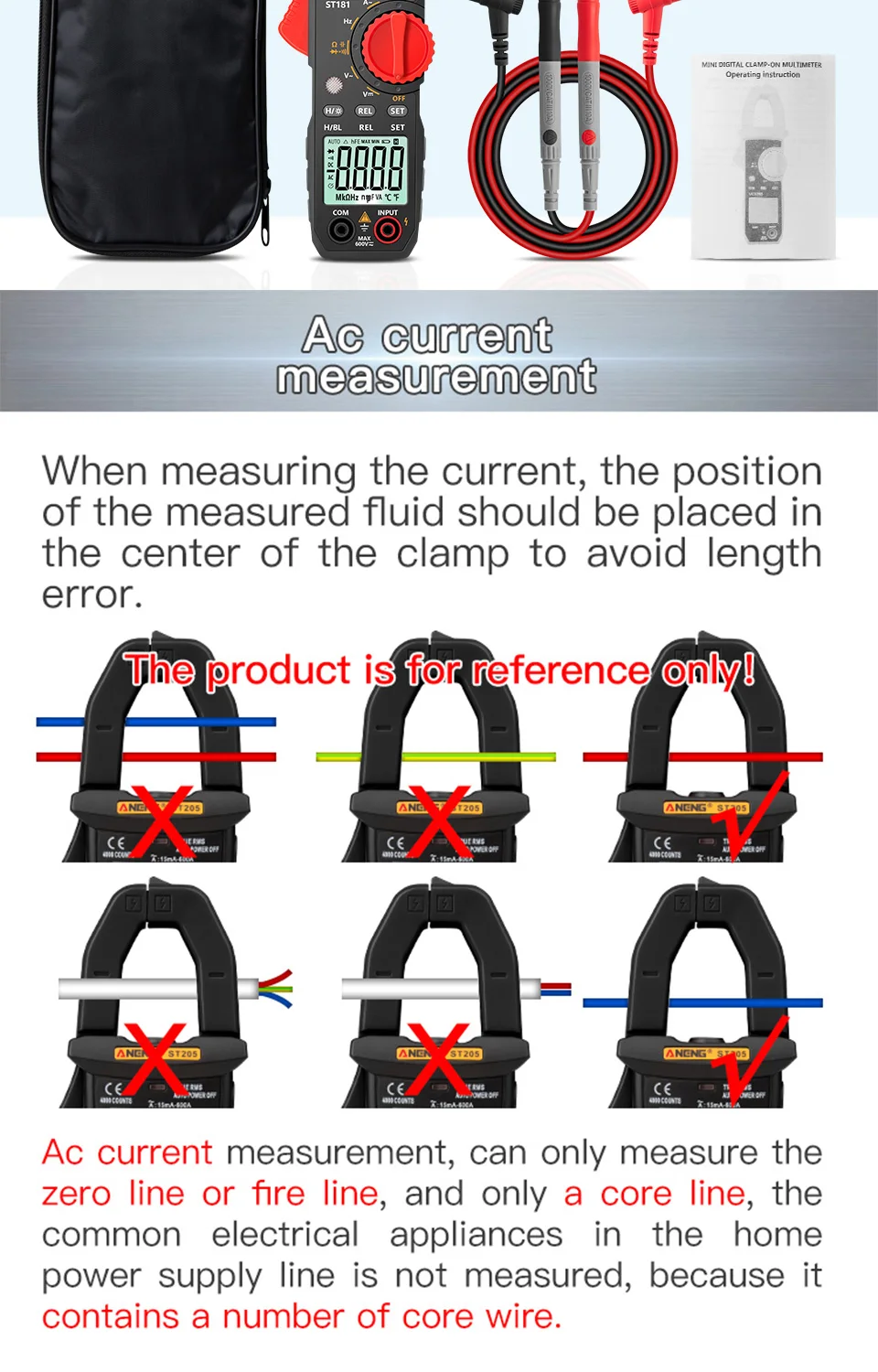 Pinças amperimétricas