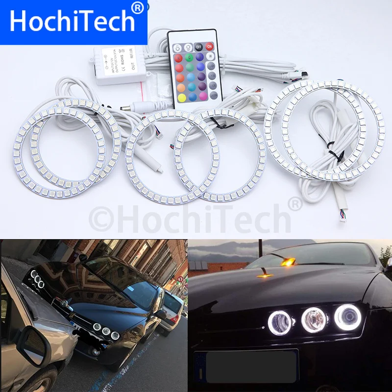 Для Alfa Romeo 159 2005 2006 2007 2008 2009 2010 2011 Многоцветный комплект светодиодов глаза ангела RGB