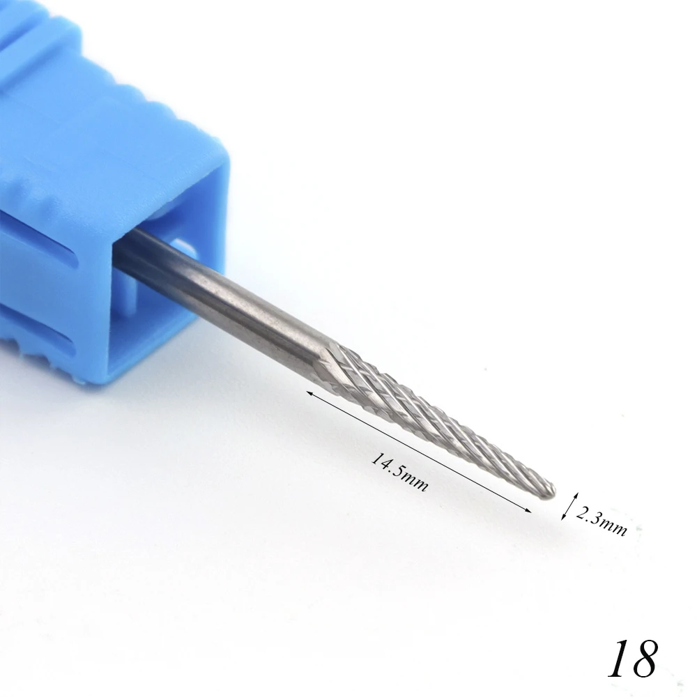 21type Tungsten Carbide Manicure Cutter Nail Drill Bits for Electric Machine Rotary Milling Cutters Nail Files Remover CH01-21