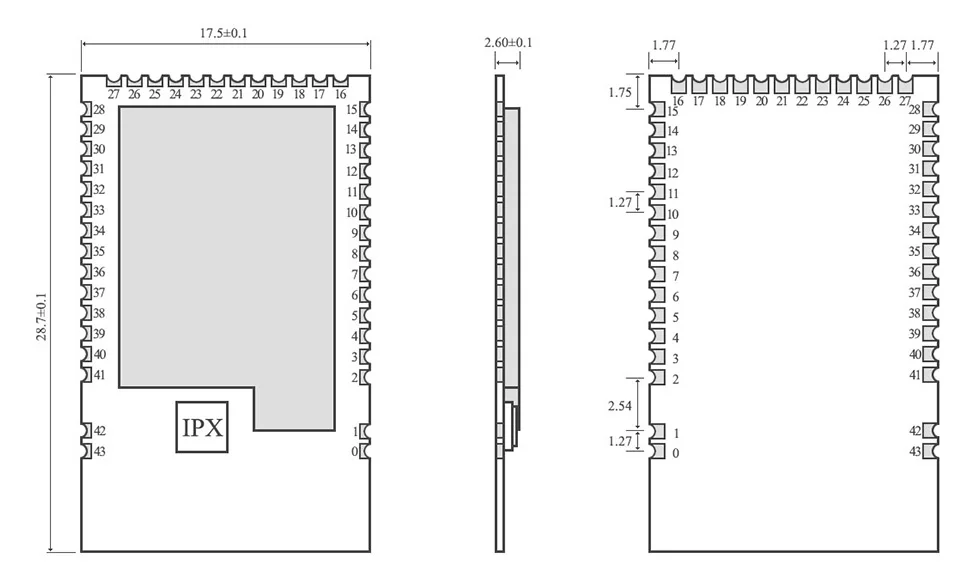 E73-2G4M04S1A  nRF52810 ble module (5)