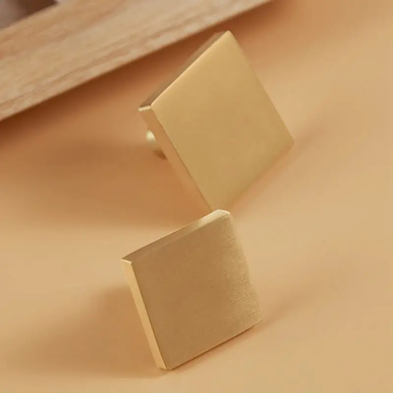 Латунные ручки для кухонного шкафа квадратный ящик комод шкаф тянет Handle 1Pack|Ручки