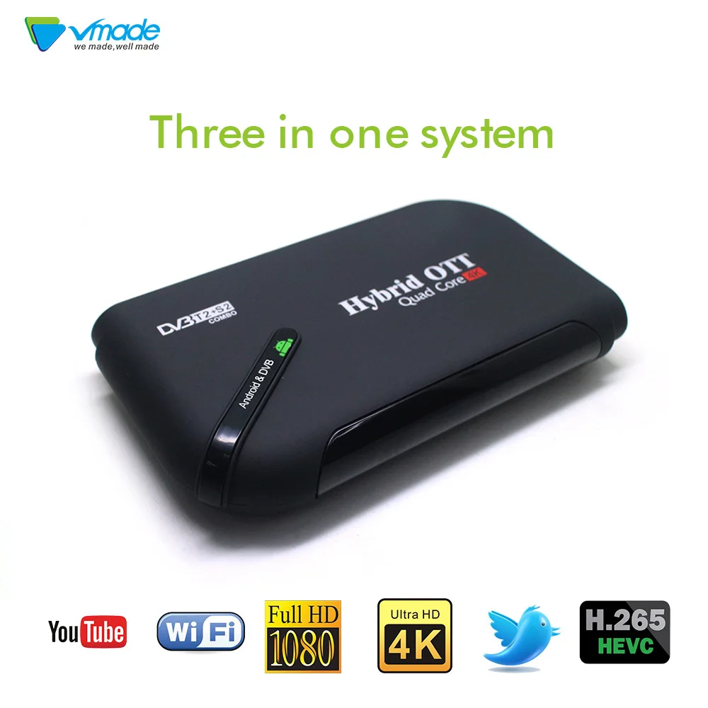

Original DVB T2 S2 Android Set Top Box Amlogic S905D Android 7.1 H.265 DVB T2 S2 TV Box 1GB 8GB T2 S2 Android Combo TV Receiver