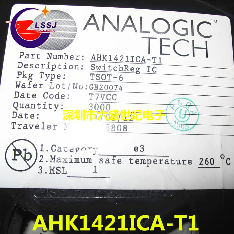 10 шт./лот AHK1421ICA-T1 SOT23-6 Новинка