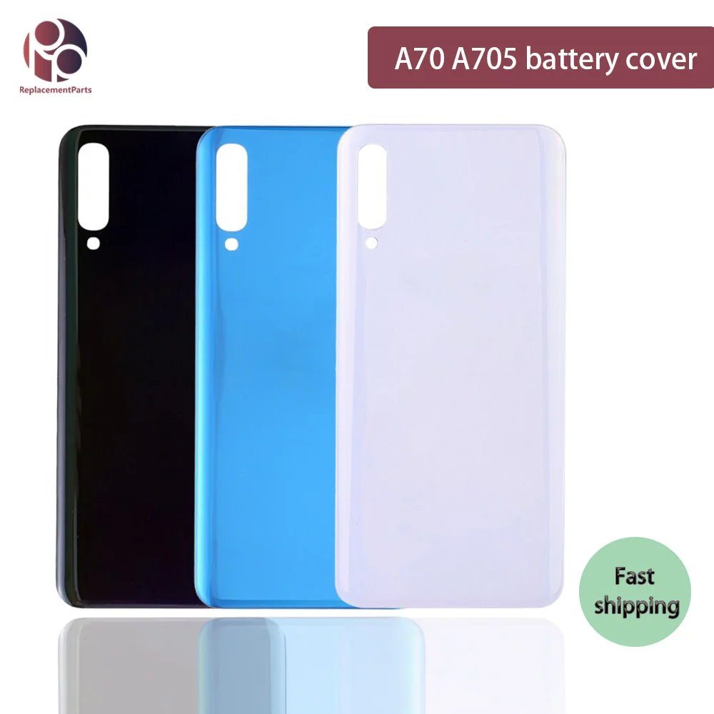 Задняя крышка батареи для samsung Galaxy A30 A50 A70 A305 A505F A705F A10 A20 Задняя Дверь Корпус чехол Замена+ наклейка