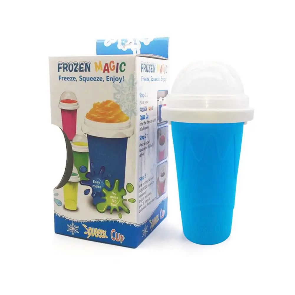 Slush Maker Cup Smoothie Cooling Cup Homemade DIY Milk Household Ice Crusher Quick Frozen Slushie Cooling Cups