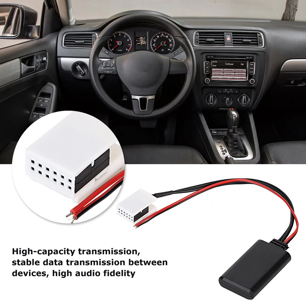 12 в контактный автомобильный адаптер Bluetooth AUX подходит для MCD RNS 510 RCD 200 210 300 310