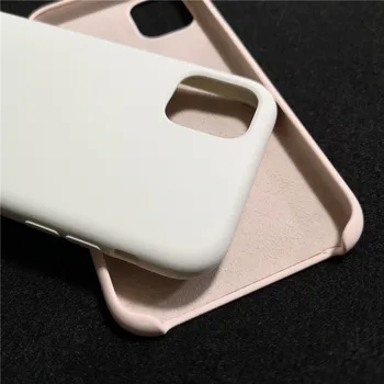 

100pcs/lot Liquid Silicone Case For iPhone 11 Pro Max Case Silicone Coque Cover For iPhone 11 Pro Case Phone Back Coque Case