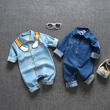 Baby Clothes Newborn Baby Rompers Spring Autumn Toldder Denim Jumpsuit For Baby Girls Clothes Infant Boy Overalls Kids Clothes