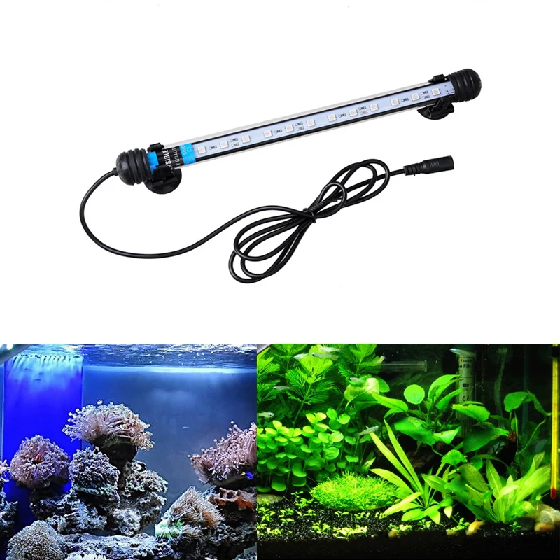 Аквариумный RGB светильник Gako светодиодный водонепроницаемый подводный Aquario для