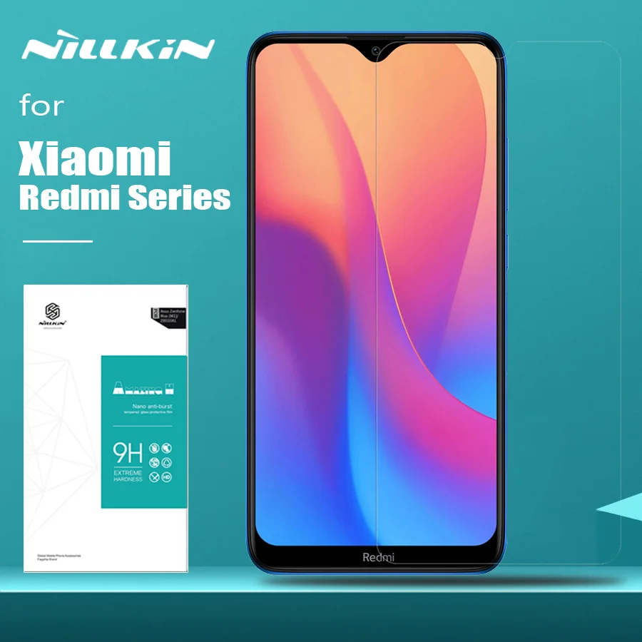 Для Xiaomi Redmi 9 9A 7A K30 Poco X3 NFC F2 Pro Nillkin закаленное стекло Защита для экрана на Note 9S 8T 8 7