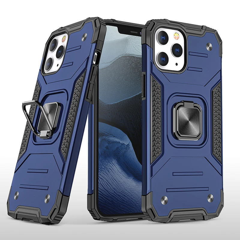 Чехол для iPhone 12 сверхмощный автомобильный Магнитный бронированный чехол