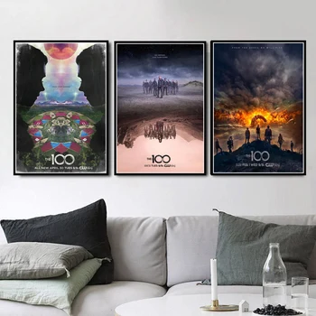 

Canvas Poster Prints Hot The 100 New Season TV Series Show Movie Modern Painting Art Wall Pictures Living Room quadro cuadros