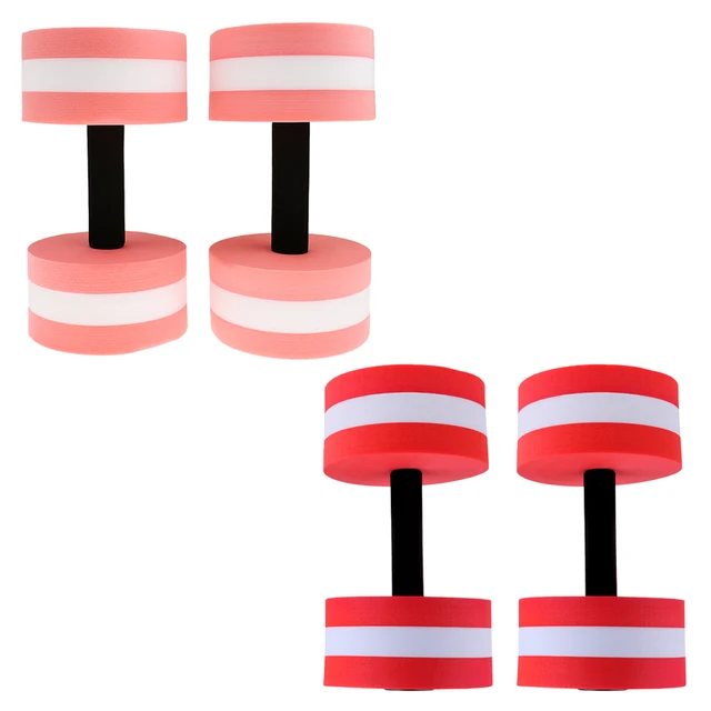 US $22.59 2 Pairs Water Aerobics Aquatic Dumbbells EVA Foam Barbell Pool Workout Exercise Tool Fitness & Body