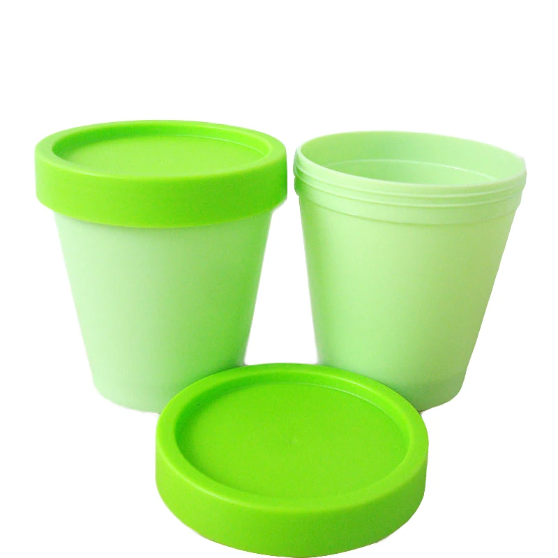 

3pcs 200ml Leakproof Cosmetic Jar with Inner Liners Mask Container DIY Slime Making Travel Storage BPA Free