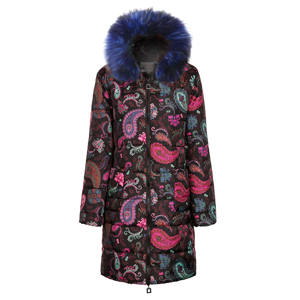 Женские зимние куртки большого размера, плюшевые длинные рукава, тонкие, осень, парки 4xl 5xl, большие размеры, Осеннее длинное пальто с капюшоном# J30 - Цвет: Blue