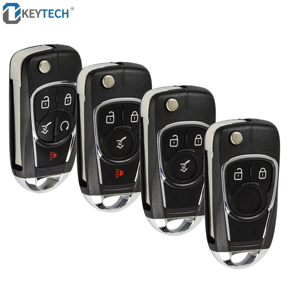 

OkeyTech Modified Flip Key Shell 2/3/4/5 Buttons For Chevrolet Cruze For Buick For VAUXHALL OPEL Insignia Astra J Zafira C 2