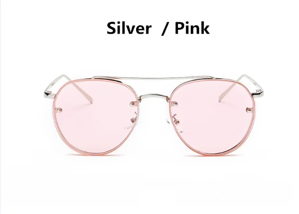 Winla, модные круглые солнцезащитные очки для женщин, Ретро стиль, металлические очки для женщин, брендовые розовые линзы, солнцезащитные очки, UV400 zonnebril vrouwen - Цвет линз: C5
