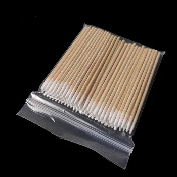 

500pcs Cotton Swab Buds Sticks Mini Pointed Head Wooden Cotton Swabs Tip For Medical Cure Health Make Up Cosmetic Tool