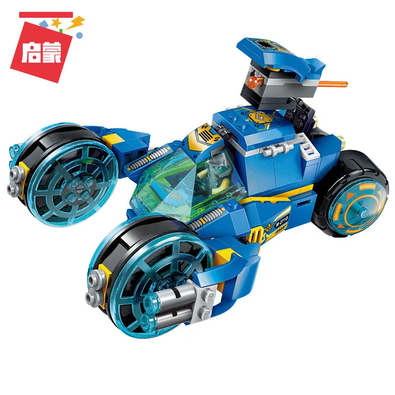 

ENLIGHTEN 2710 Electromagnetic Wheeled Chariots Children'S Educational Assembled Building Blocks Toy Era Transformation Tank