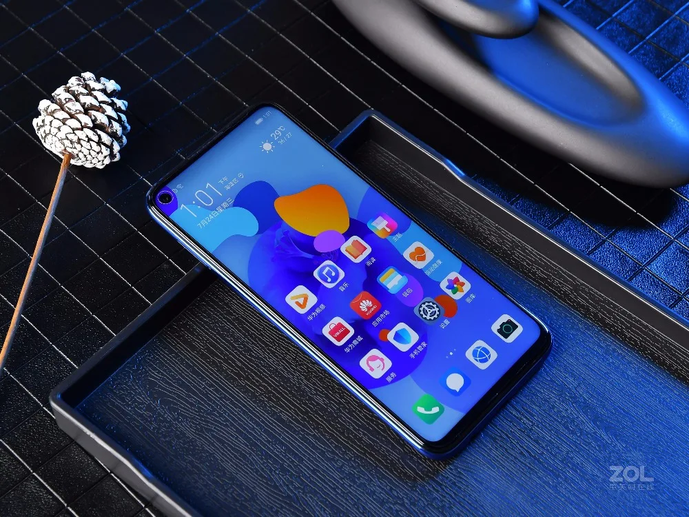 Мобильный телефон HuaWei Nova 5i Pro 4G LTE Kirin 810 Android 9,0 6,2" ips 2340X1080 8 Гб ram 256 ГБ rom МП отпечаток пальца