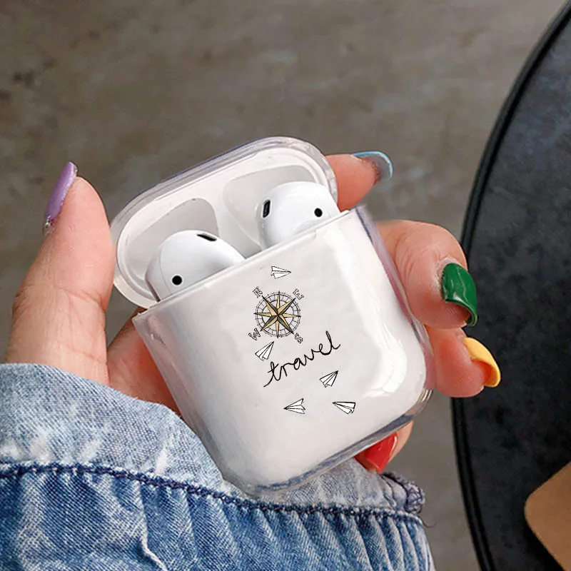 Модный мягкий чехол для Apple AirPods беспроводных Bluetooth наушников защитный телефона
