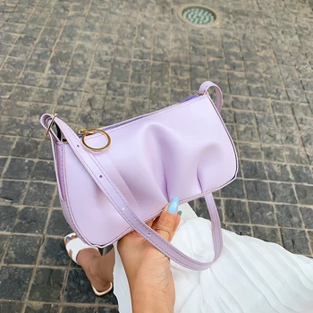 

PU Leather Solid Women Shoulder Bag Candy Color Female Casual Female Messenger Square Handbag Elegant Ladies Pouch