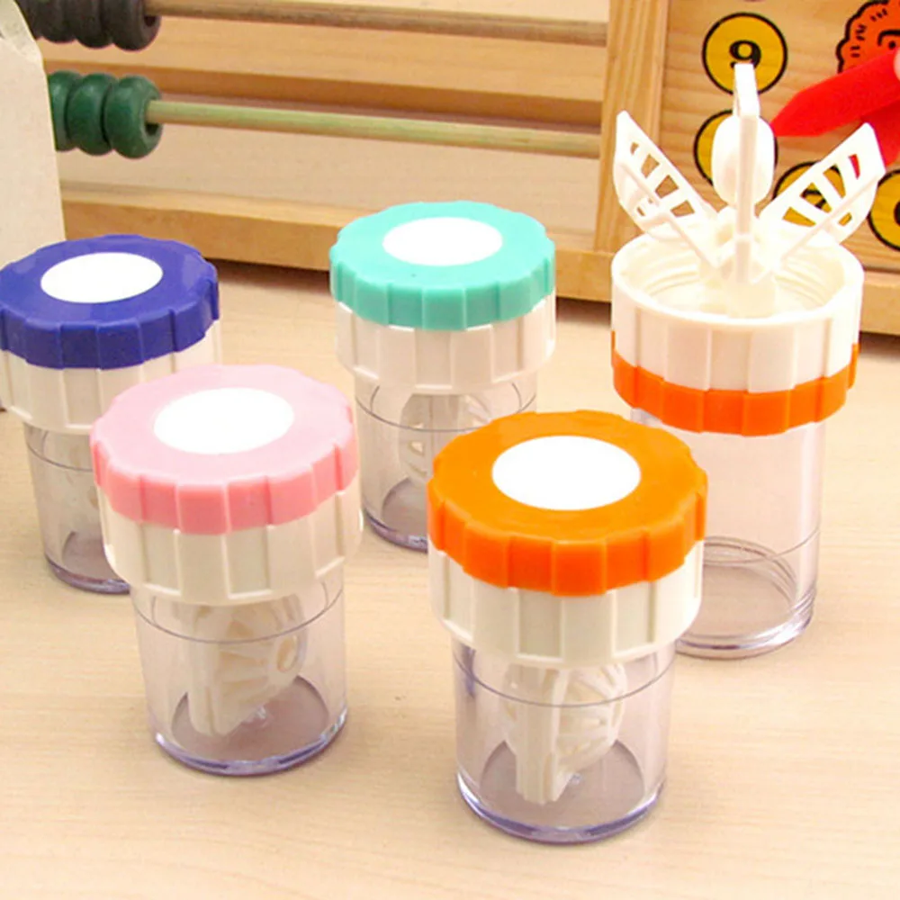 

Manually Contact Lens Cleaner Hollow Rotary Washer Cleaning Lenses Case Small mini washer Contact Lenses Cleaning Device