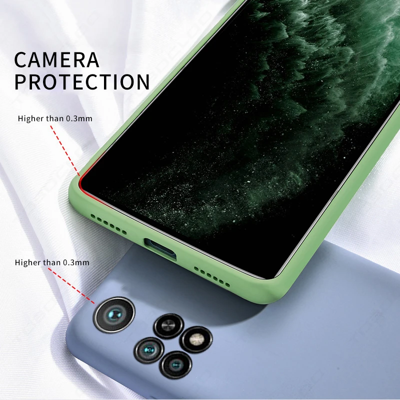 Mi 9 SE Lite Mi A3 Mi 8 Mi Note 10 Lite 11 9T Pro Poco X3 NFC M3 Soft Cover Liquid Silicone Case for XiaoMi Mi 10 10T Li_voghion.com