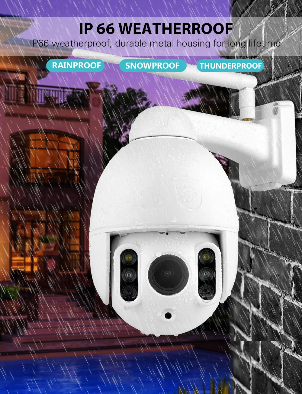 5MP 2MP 1080P HD WiFi Беспроводная PTZ ip-камера 5,0 мегапикселей 5X зум Автофокус P2P охранное видеонаблюдение PoE CCTV Открытый ИК 50 м