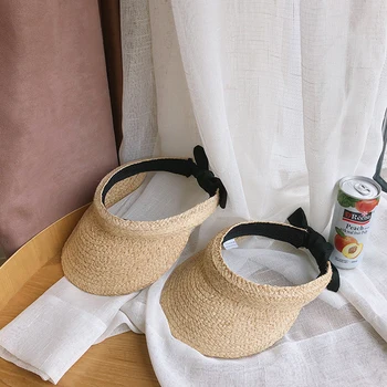 

MILANCEL mother and daughter clothes summer mommy and me straw hat mother and daughter hat