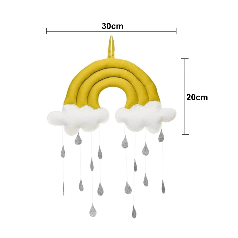 Gifts Props Decoration Tent Baby Crib Cloud Raindrop Fabric Photography Room Nursery Accessories Mobile Hanging Cute Pendant Toy