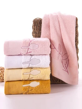 

150g Cotton Household Face Washing Towel Soft Water Absorbing European Elegant Plain Color Thickened Cotton Face Towel Nn50mj